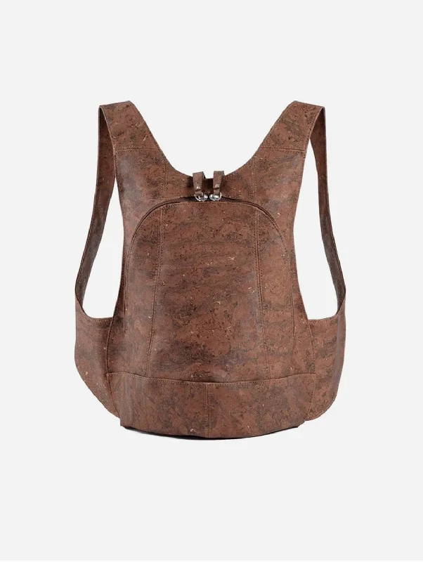 Eco-conscious backpack with sustainable fabric choices -The Suber Vegan Cork Backpack | Multiple Colours