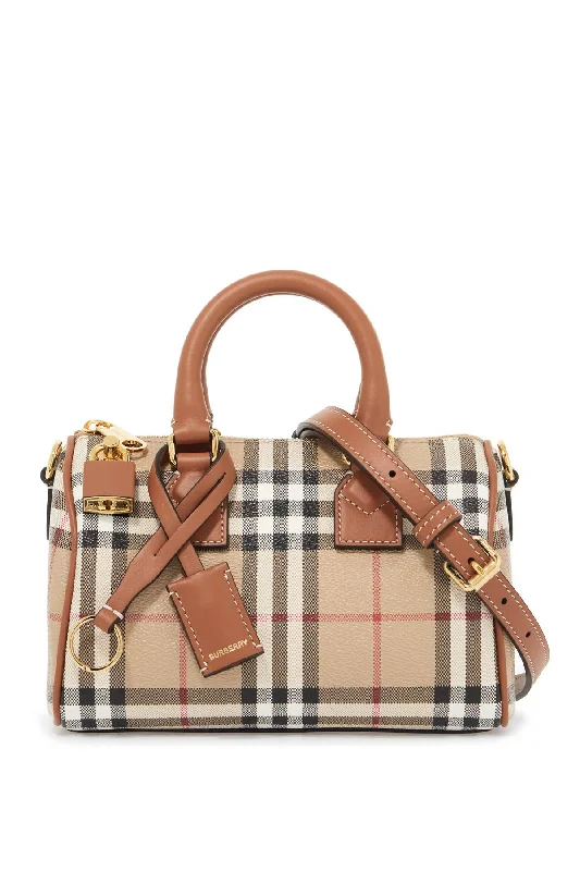 mini check bowling bag