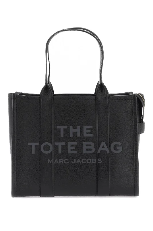 the leather large tote bag