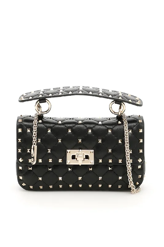 rockstud spike small handbag