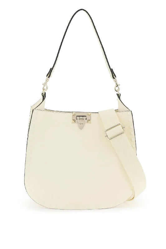 rockstud hobo bag