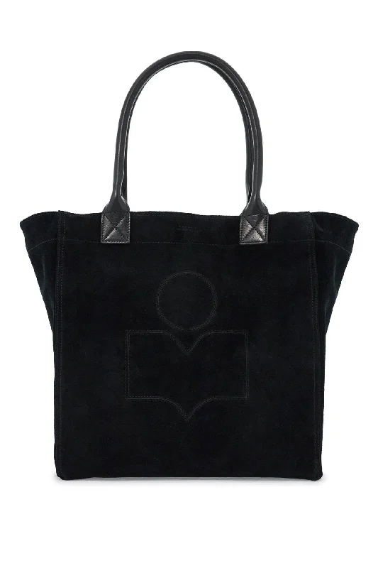 small suede tote bag yenky in leather