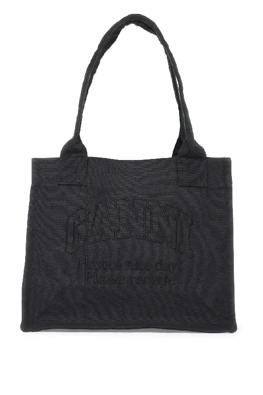 recycled cotton tote bag in