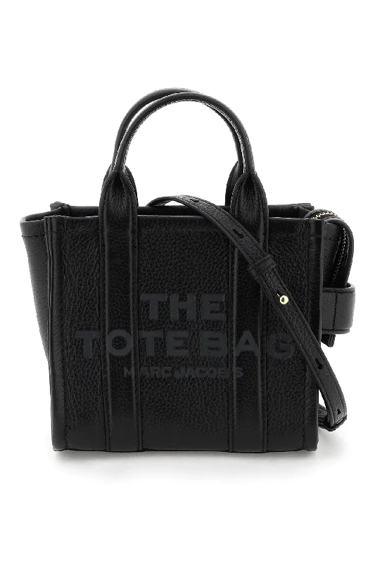 the leather mini tote bag