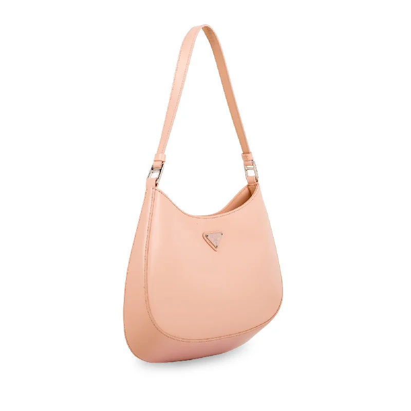 Cleo Brushed Leather Shoulder Bag