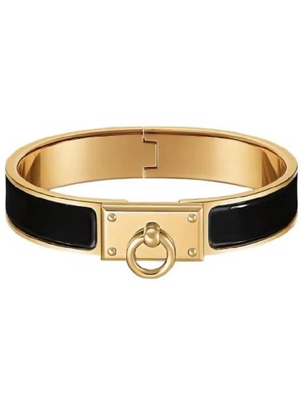 Click Anneau Women Bracelet Black Yellow Gold H708000F01PM