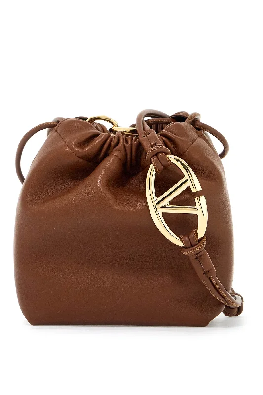 mini vlogo bucket bag pouf