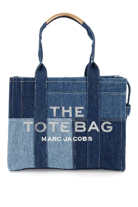 the denim large tote bag