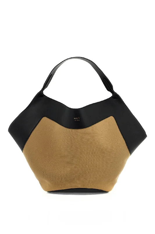 lotus medium canvas tote bag