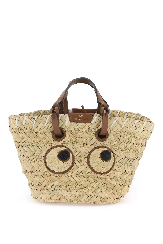 paper eyes basket handbag