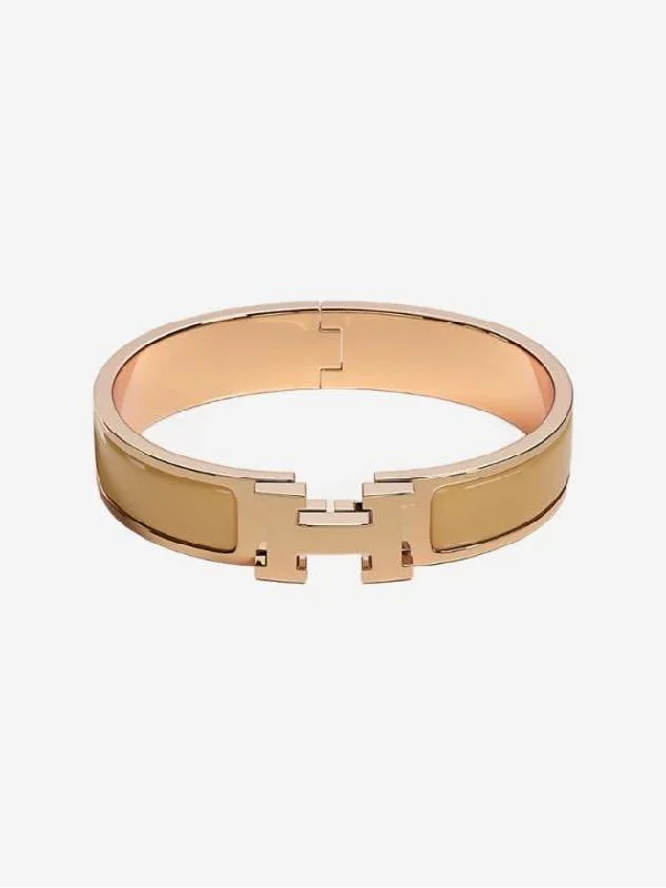 Click-Ache Bracelet Rose Gold Hardware Sabre