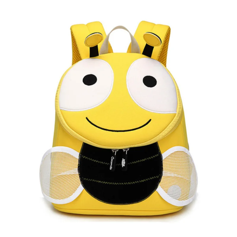 Casual minimalist backpack for simple daily carry -3D Bee Bag Backpack For Kids Children