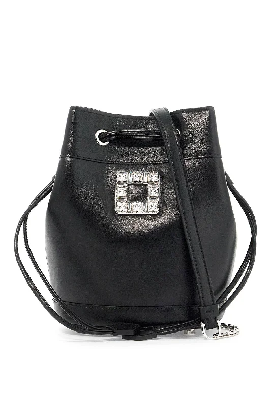 mini leather très vivier bucket bag