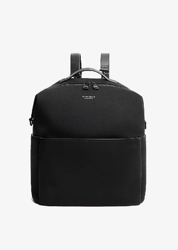 Vintage leather backpack for timeless explorer vibes -Stevie Midi Backpack (Neoprene)