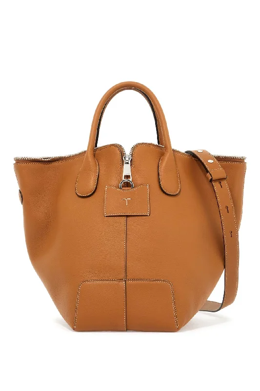 leather medium-sized swing bag for women