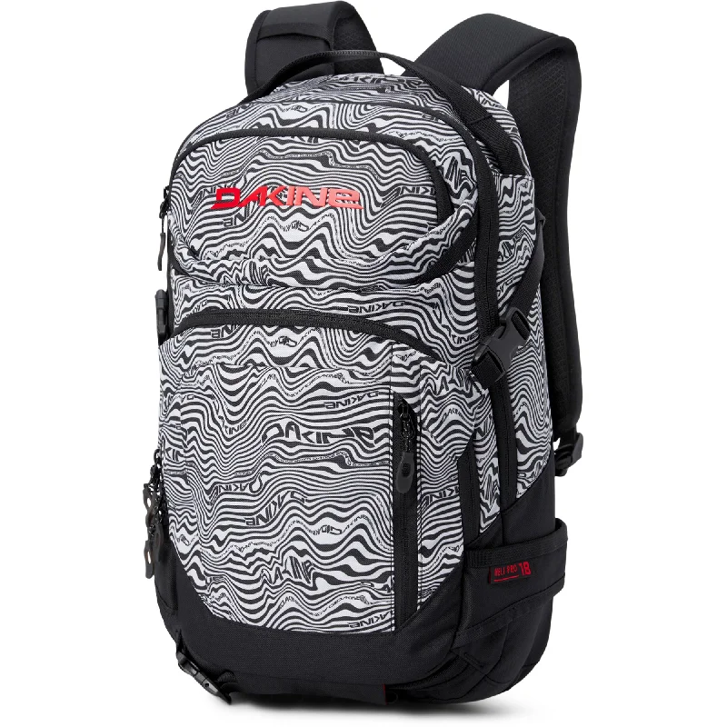 Brightly colored backpack for easy group spotting -Youth Heli Pro Backpack 18L - Dakine Waves