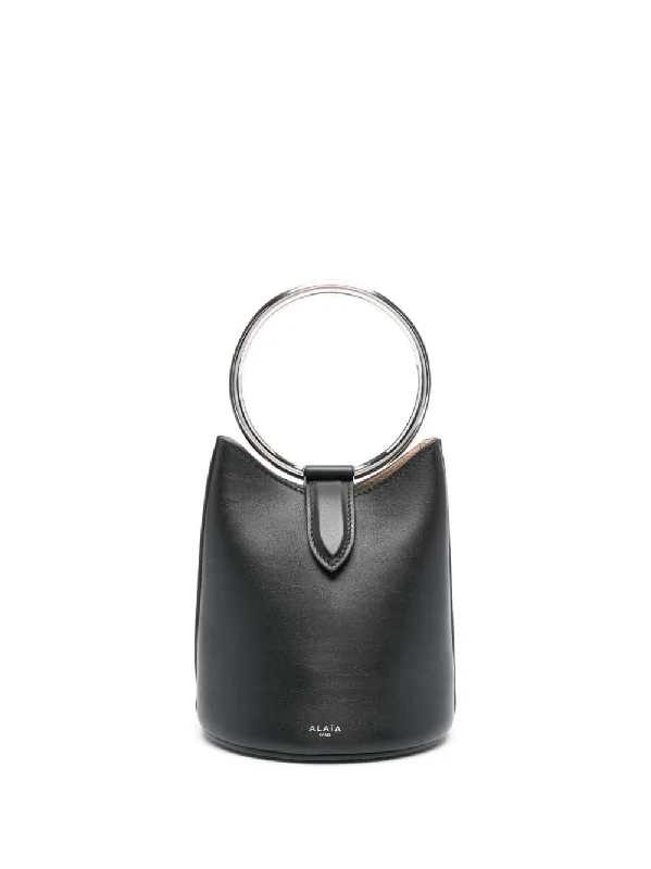 Best bucket bags with leather materials for a stylish and durable accessory-RING MINI LEATHER BUCKET BAG