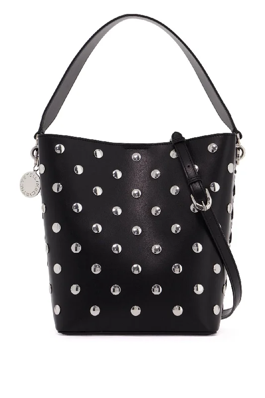 Best bucket bags with leather materials for a stylish and durable accessory-Stella Mccartney Large Frayme Bucket Bag With Studs