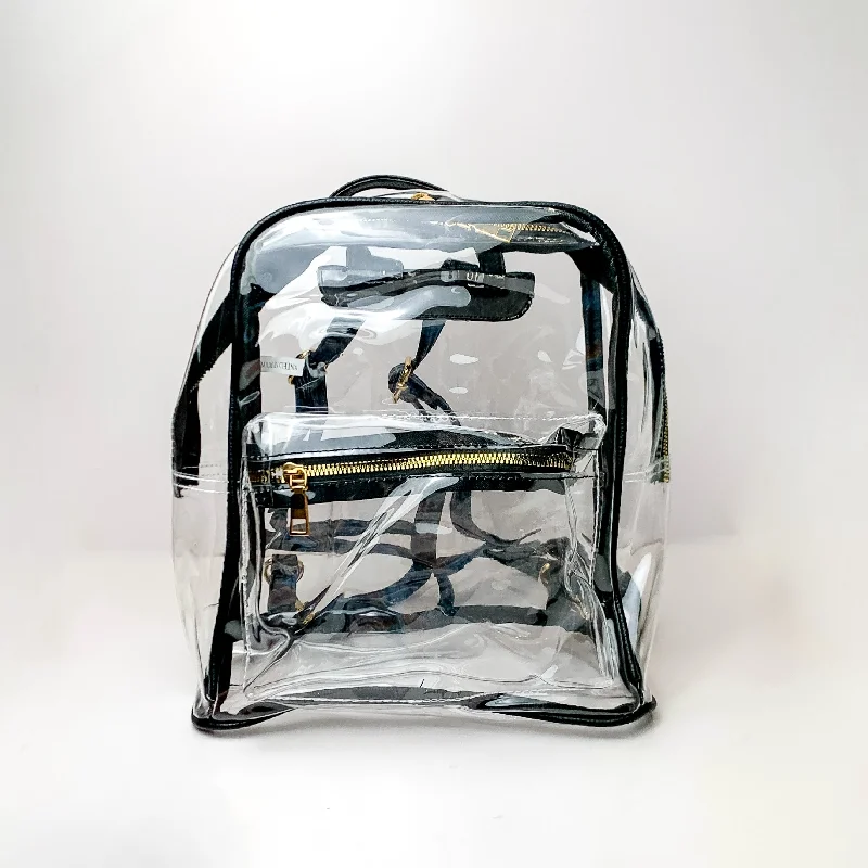 Kids’ character backpack for fun school days -Small Clear Backpack in Black