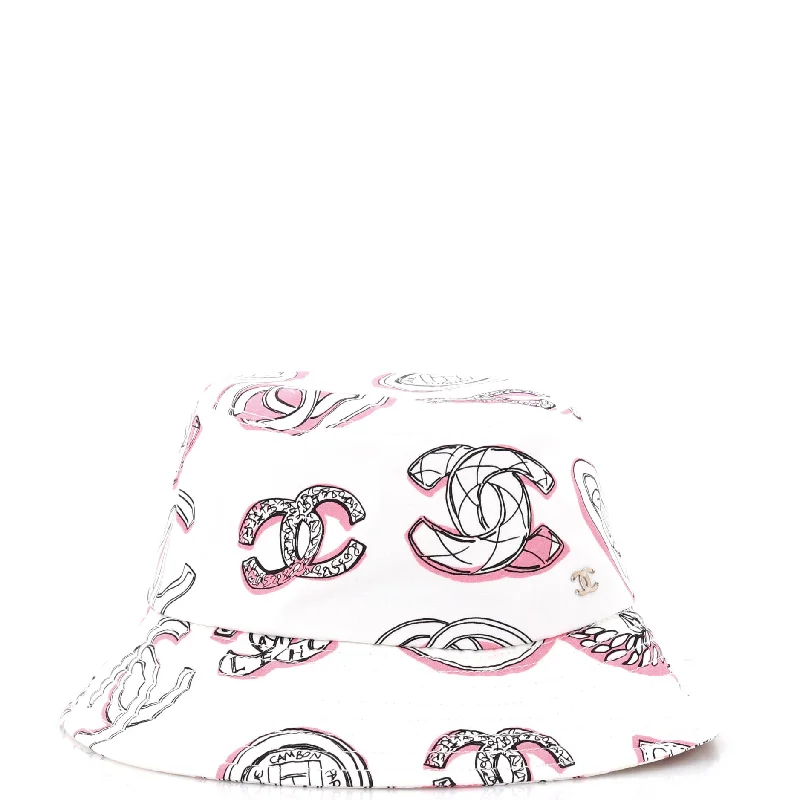 Best bucket bags with two-tone color designs for a trendy and unique look-CC Bucket Hat Printed Canvas