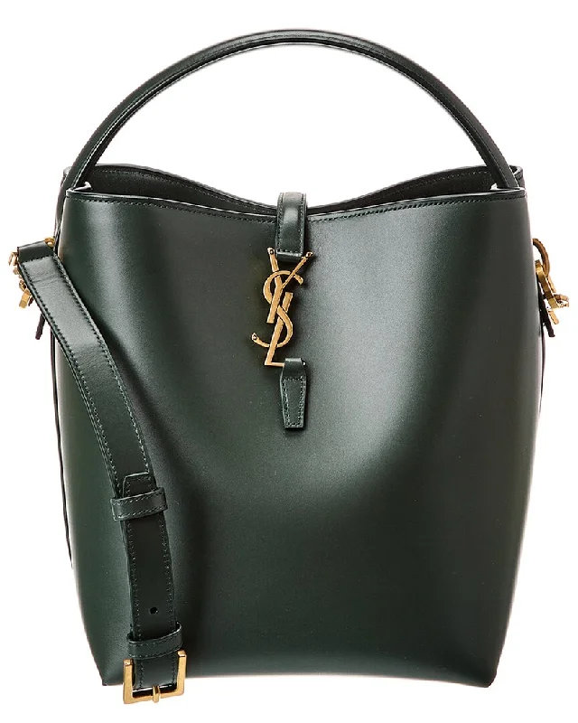 Best bucket bags with vintage-inspired designs for a timeless and elegant style-Saint Laurent Le 37 Leather Bucket Bag