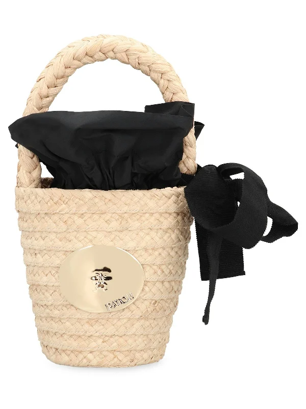 Best bucket bags with minimalist designs and a touch of luxury for casual or dressy outfits-RAFFIA BUCKET BAG