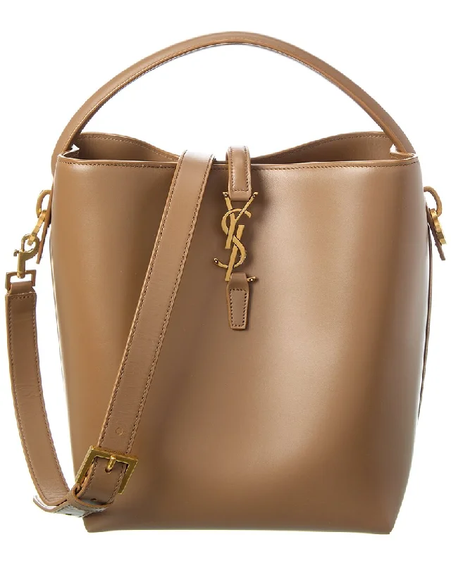 Best bucket bags with adjustable buckle straps for a customizable fit and style-Saint Laurent Le 37 Leather Bucket Bag