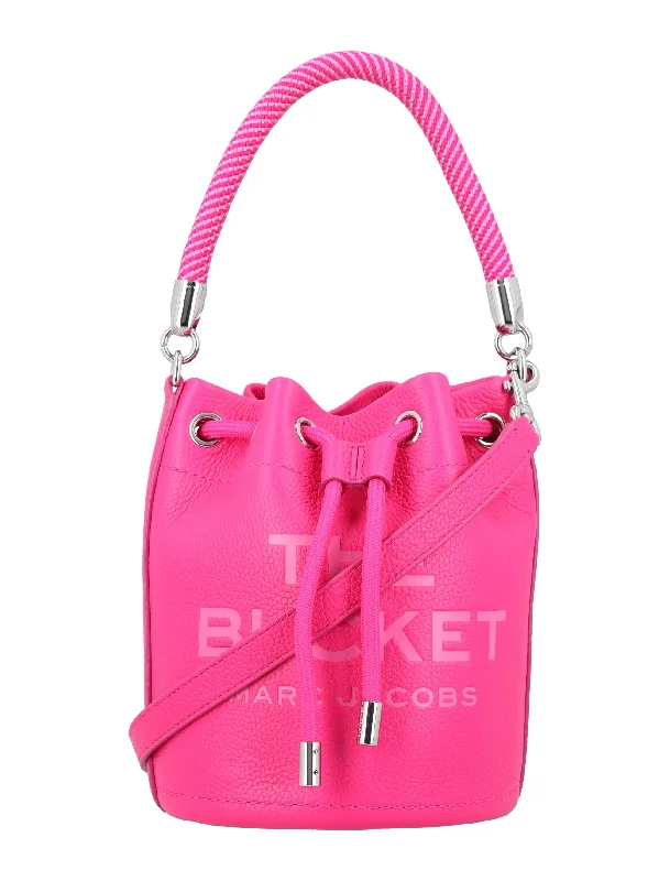 Bucket bags with suede materials for a soft, luxurious feel and sophisticated look-The Leather Bucket Bag