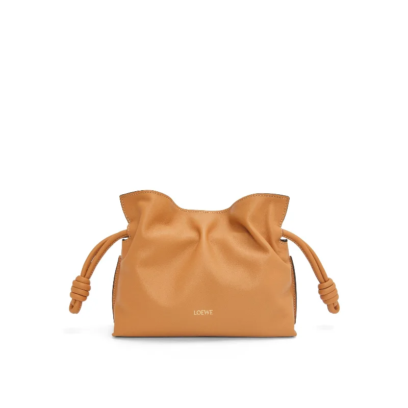 Bucket bags with suede materials for a soft, luxurious feel and sophisticated look-Flamenco Clutch Mini in Warm Desert