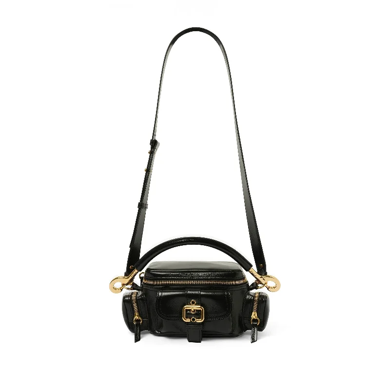 Best bucket bags with adjustable buckle straps for a customizable fit and style-Chloe Camera Bag in Black