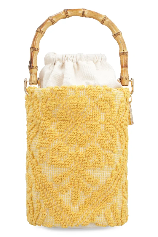 Trendy bucket bags with drawstring closures for easy access and secure storage-CHIA BUCKET BAG