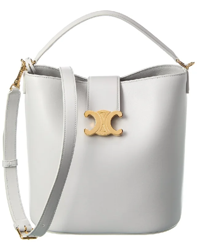 Best bucket bags for night outs with bold, chic designs for statement fashion-CELINE Louise Medium Leather Bucket Bag