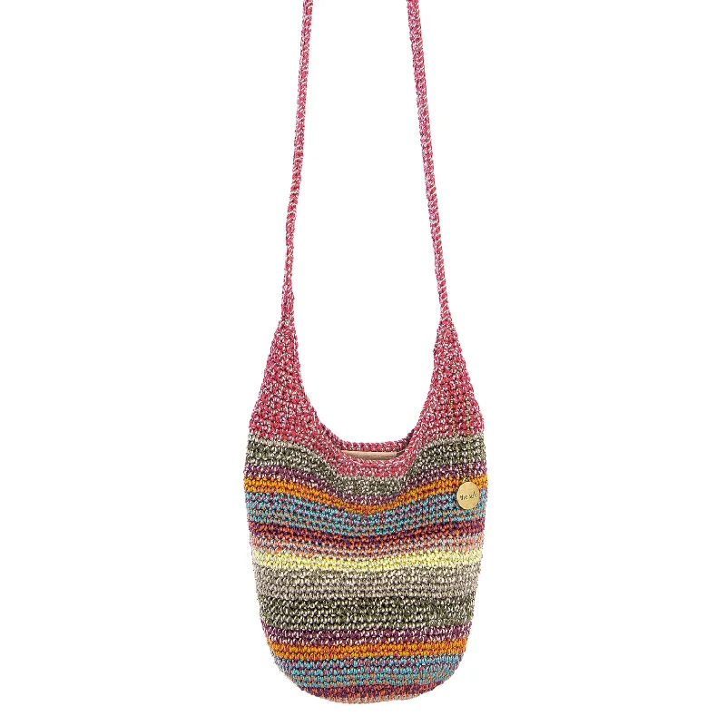 hand crochet - sunset stripe