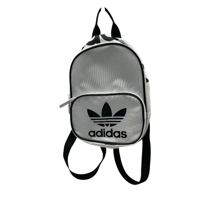 Modern backpack with RFID-blocking card protection -Backpack By Adidas In Black & White, Size:Small