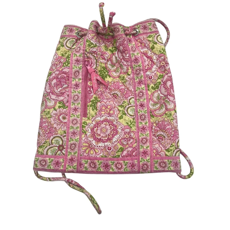 Premium leather backpack for luxury business trips -Backpack By Vera Bradley In Pink, Size:Small