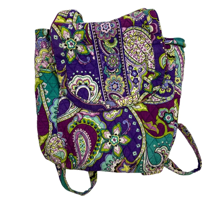 Designer backpack for high-end fashion enthusiasts -Backpack By Vera Bradley, Size: Medium