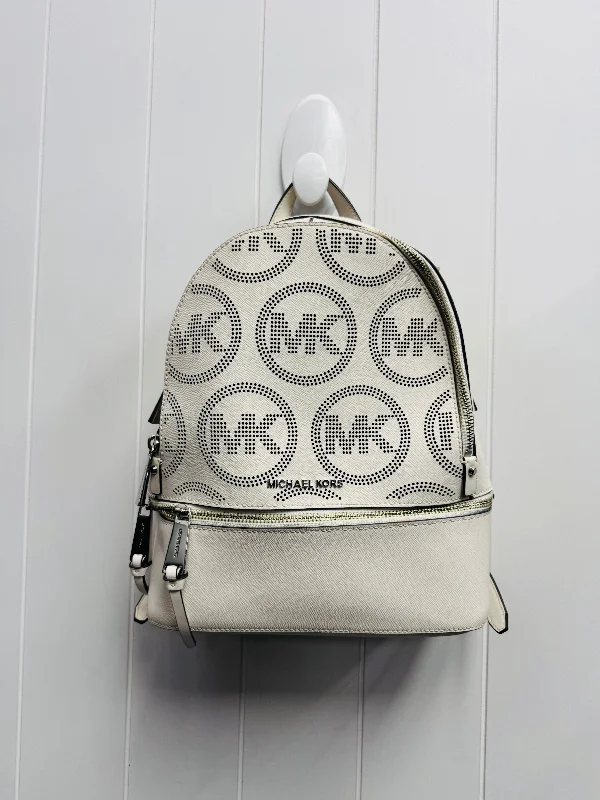 Casual minimalist backpack for simple daily carry -Backpack Designer By Michael Kors, Size: Medium