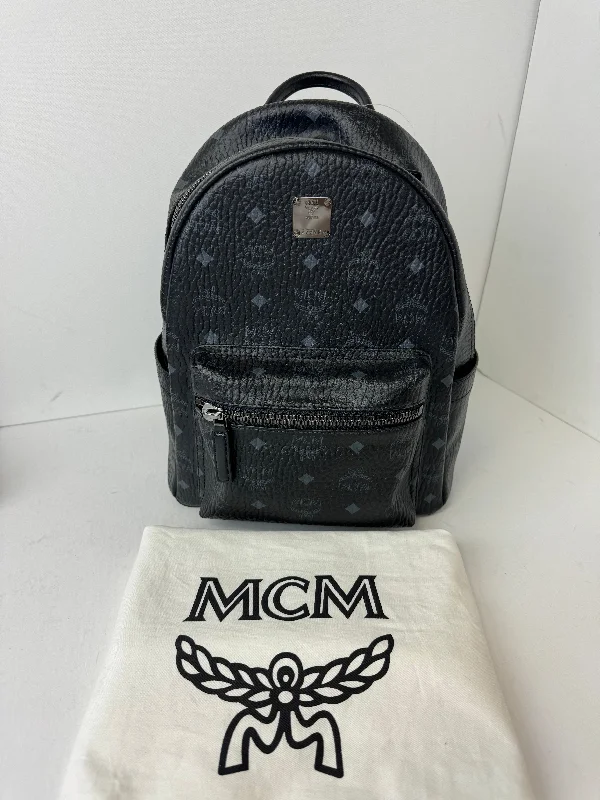 Breathable padded backpack for sweaty summer treks -Backpack Luxury Designer By Mcm  Size: Large