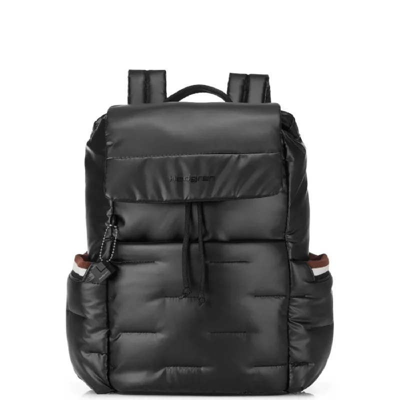 Expandable backpack for flexible storage capacity -Billowy Backpack In Black