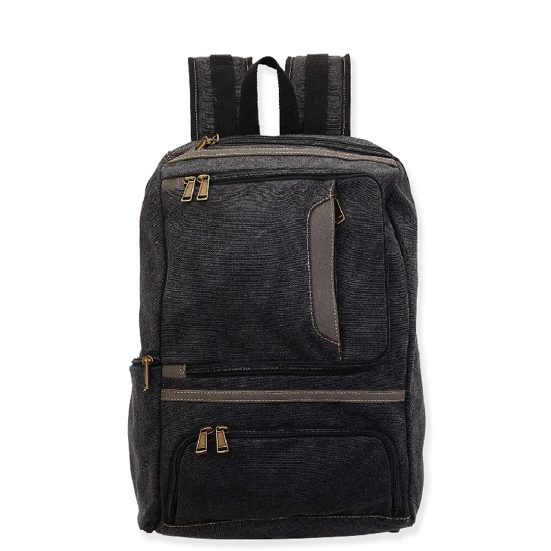 Large hiking backpack with external frame support -Classic Backpack in Black