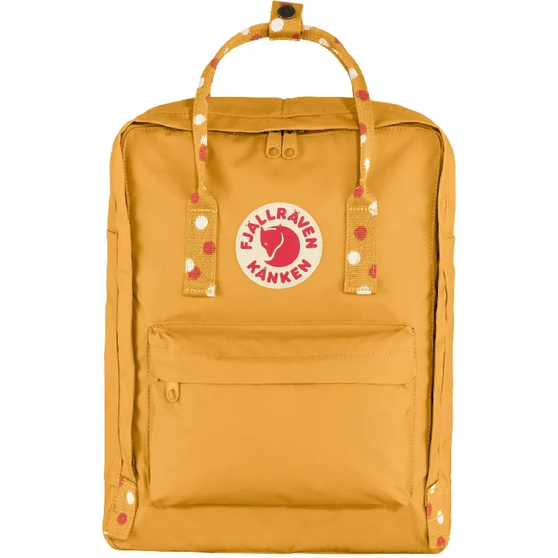 Budget-friendly backpack for thrifty adventure seekers -Classic Kanken Backpack In Ochre-Confetti Pattern