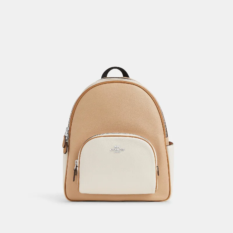 Budget-friendly backpack for thrifty adventure seekers -Coach Outlet Court Backpack In Colorblock