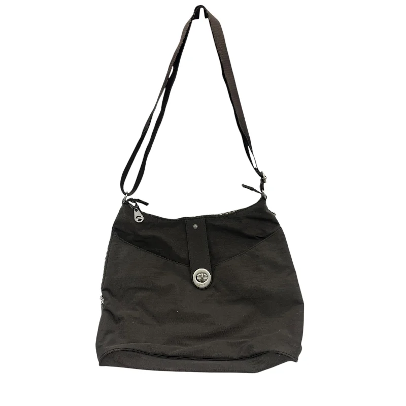 Handle bags with inner compartments for essentials -CROSSBODY by BAGGALLINI In GREY, Size: LARGE