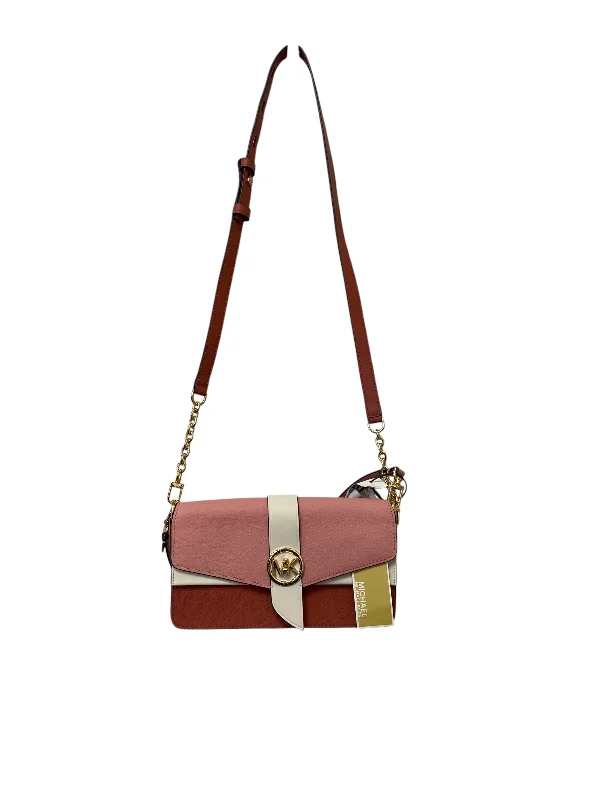 Canvas handle bags perfect for casual outings -Crossbody Designer By Michael Kors, Size: Small