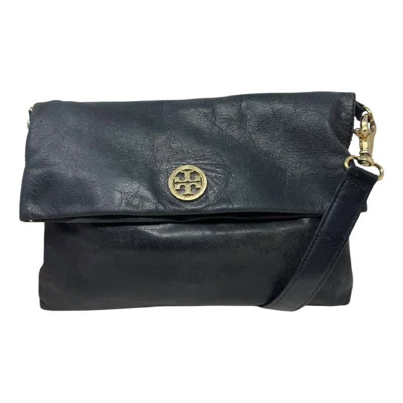 Handle bags with denim fabric for casual -Dena Foldover Crossbody Handbag Designer By Tory Burch, Size: Small