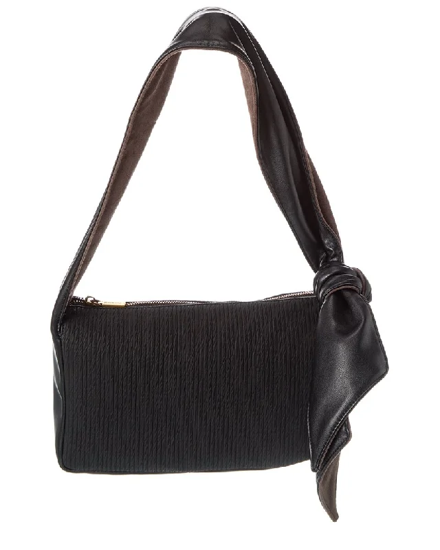 Handle bags with striped canvas for beach -Dolce Vita Maureen Suede Shoulder Bag