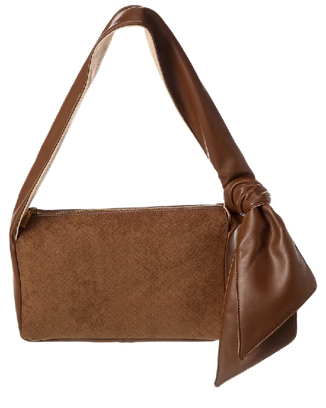 Handle bags with perforated details for style -Dolce Vita Maureen Suede Shoulder Bag