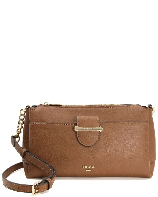 Handle bags with contrast stitching for detail -Dune London Darlena Shoulder Bag