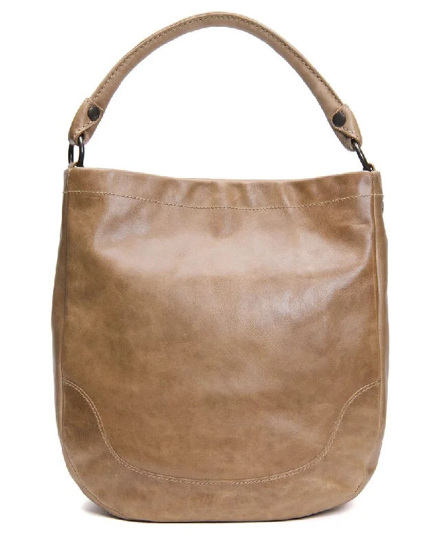 Handle bags with spacious pockets for travel -Frye Melissa Leather Hobo Bag