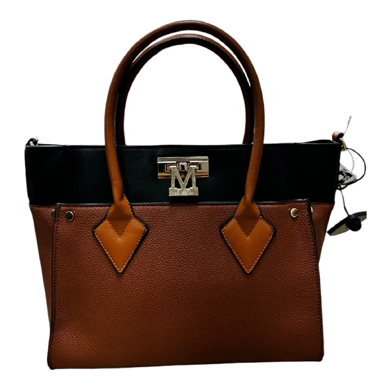 Handle bags with sleek zippers for closure -Handbag By MIA . K COLLECTION, Size: Medium